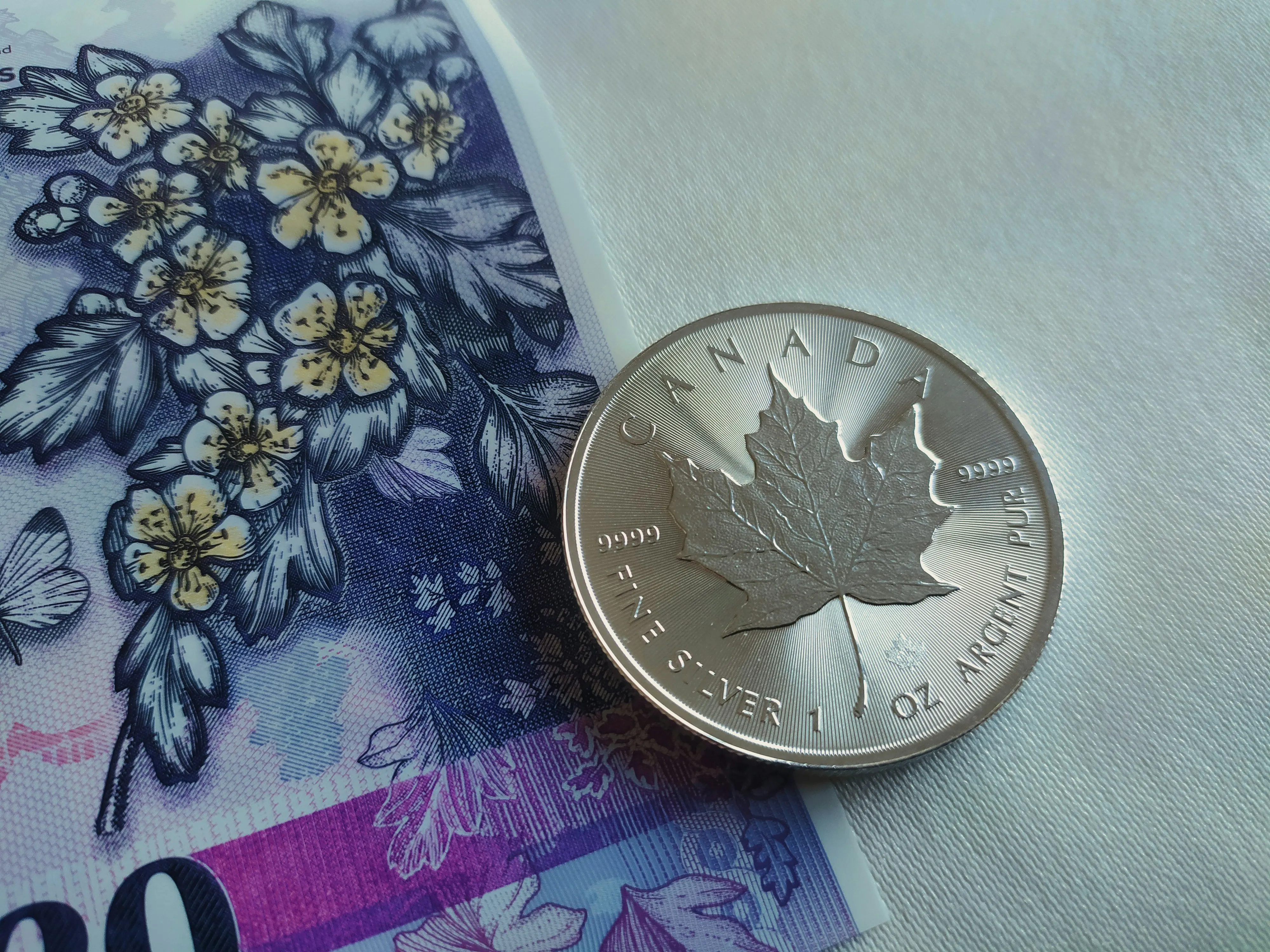 Canadian Permanent Resident Card and Currency